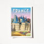 Wallity Póster A4 France - 1971, 21 x 29.7 cm, Acabado 100% Satinado Mate